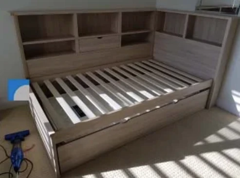 Assembled bed frames
